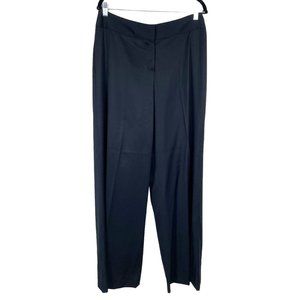 Maria Pinto Woman's Sz 14 Black High Waisted Straight Leg Career‎ Pants